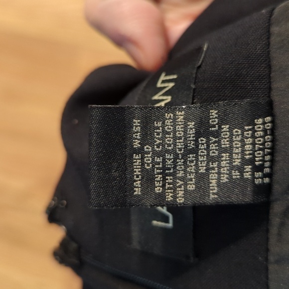 Lane Bryant Black Pencil Skirt with Stretch, Back Slit Women's Size 16 - Picture 6 of 6